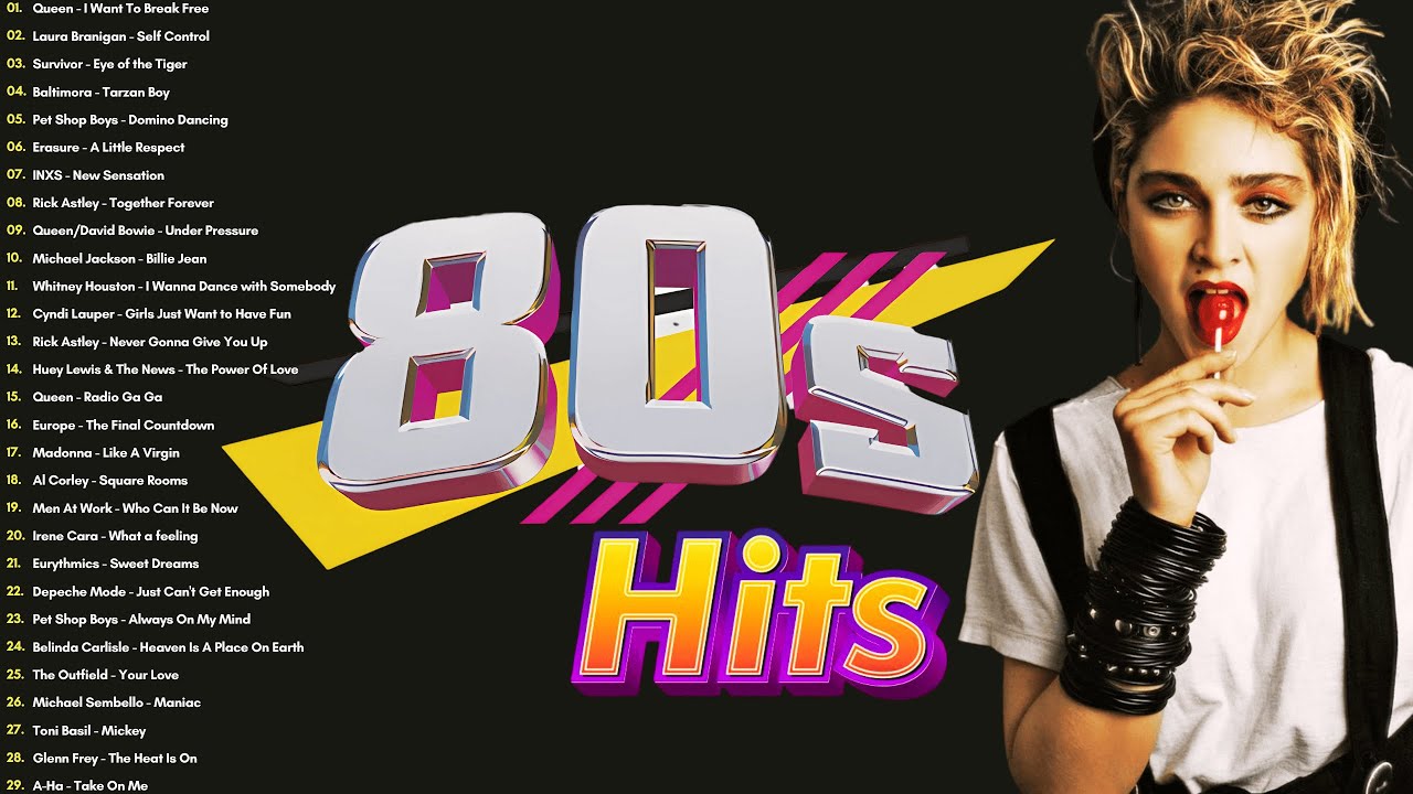 80s Music HITS🎸Queen, Erasure, Rick Astley, Cyndi Lauper, Eurythmics, A-Ha, Madonna🎶