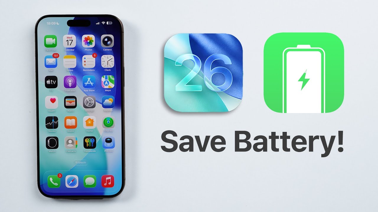 How to Save a TON of Battery in iOS 26!