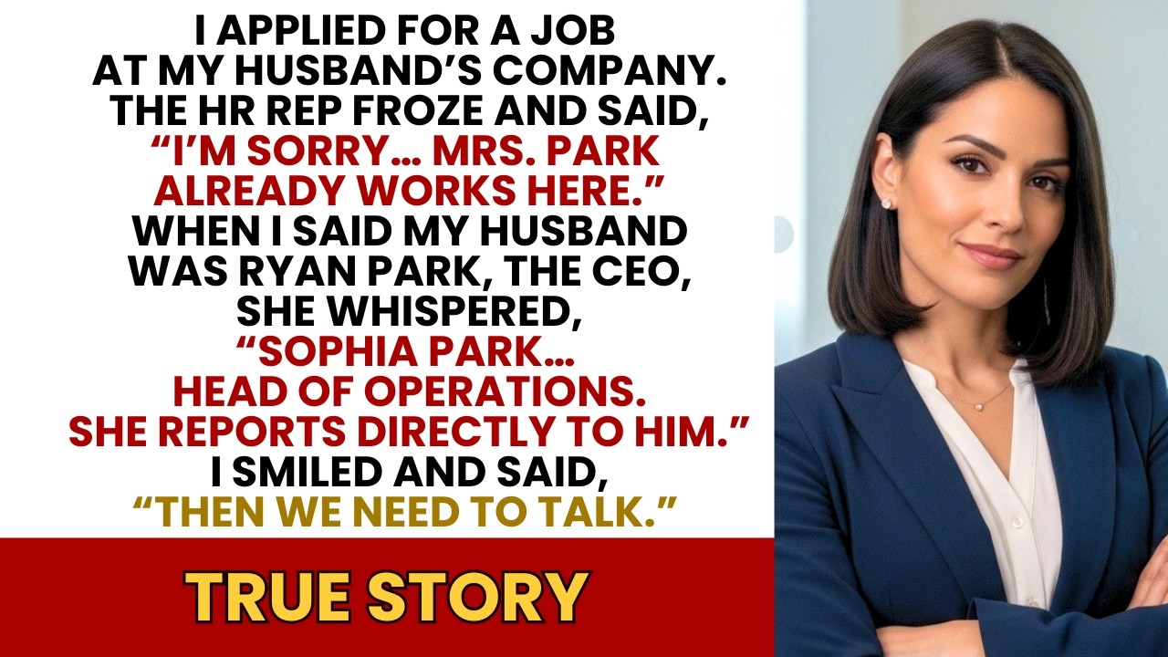 I Applied to My Husband’s Company—HR Whispered: “Mrs. Park Already Works Here.”