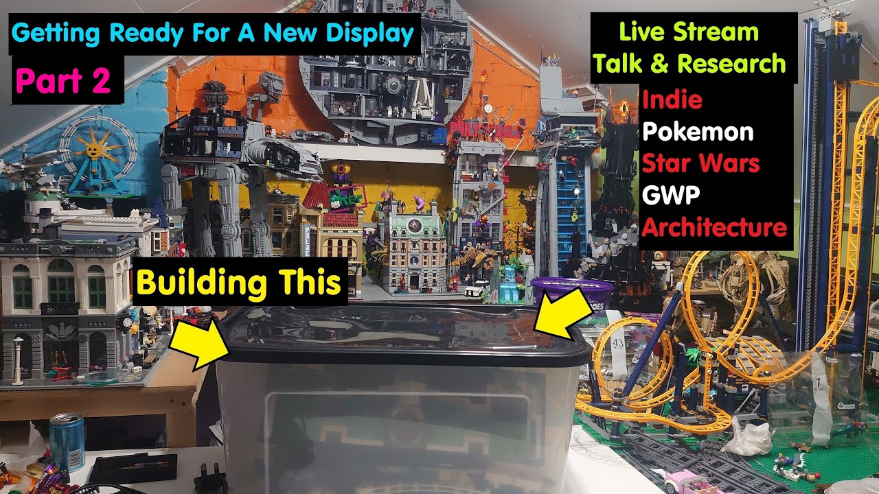 Rebuilding For A New Display | Legoland Miniland | Lego Live Stream | Talk Build & Research