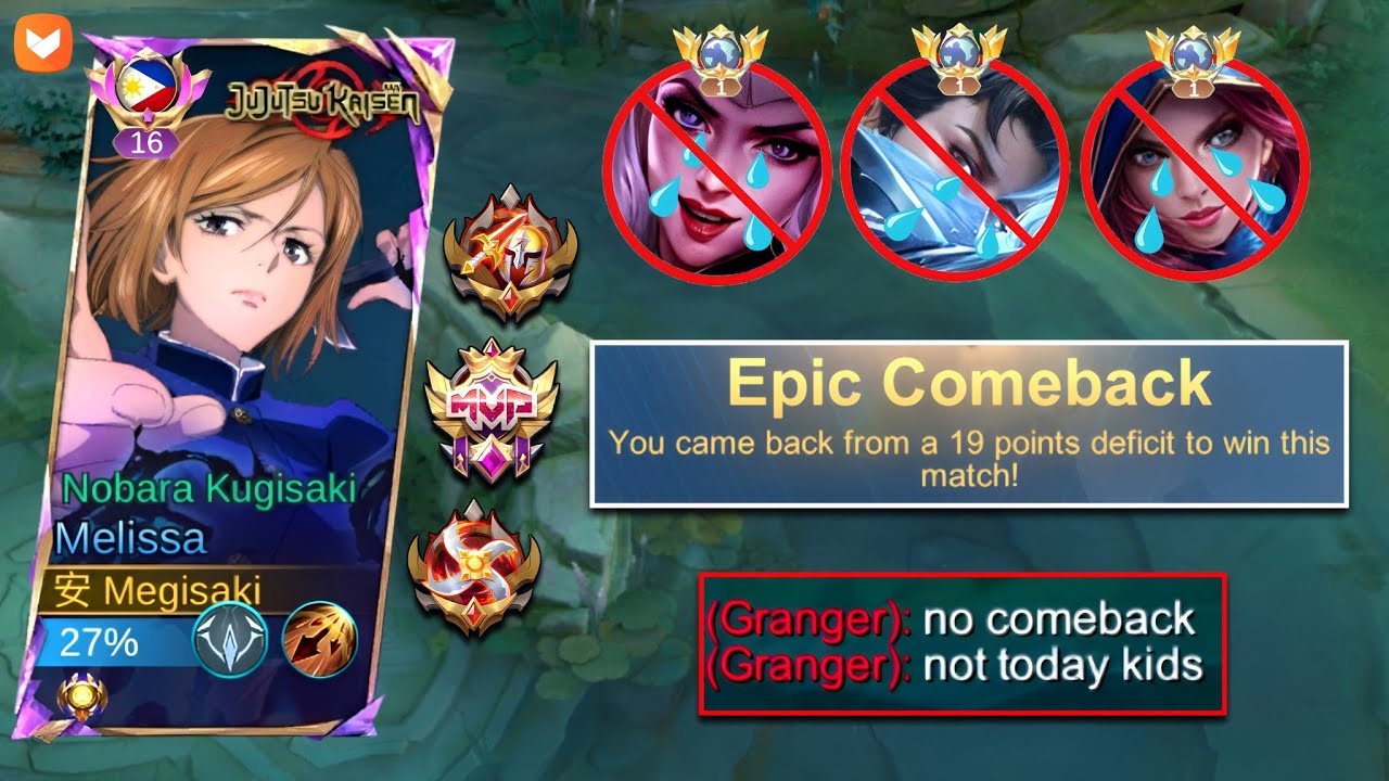 SUPREME MELISSA INSANE COMEBACK EVER!! (solo rank🤫)