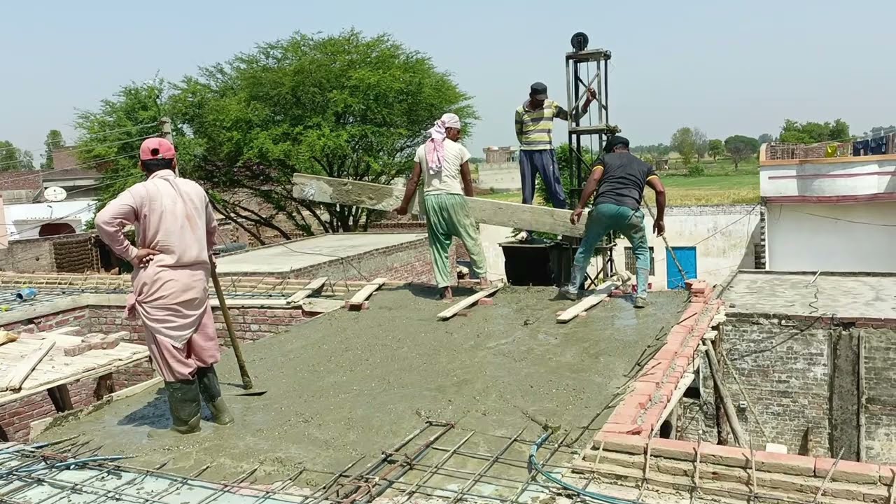 Complete Method Of Roofing House | Lanter Dalne Ka Tarika | RCC Roof Lanter | RBC Roof Lanter|Mistri