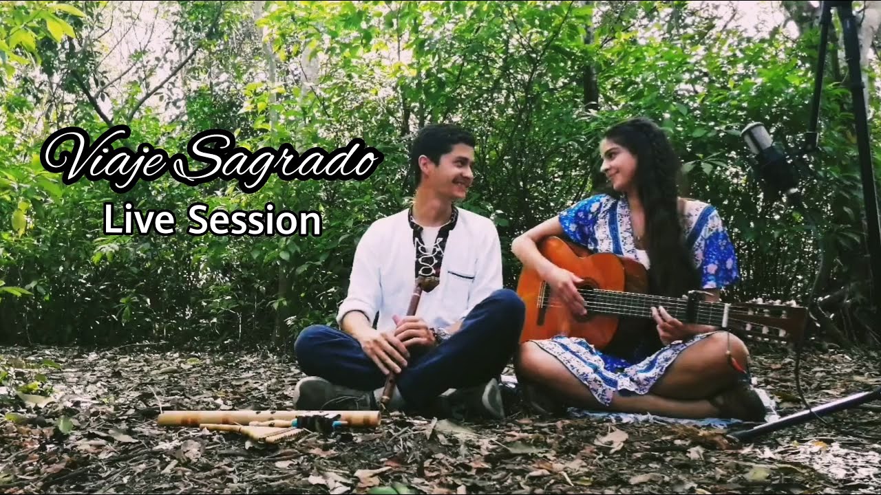 Viaje Sagrado  -  Leo Vientos ft. Manuela - Música medicina