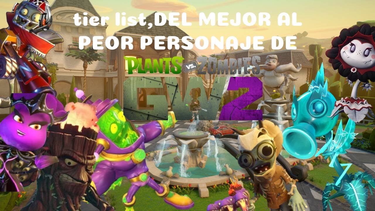 Las mejores y peores personajes de PvZ GW 2