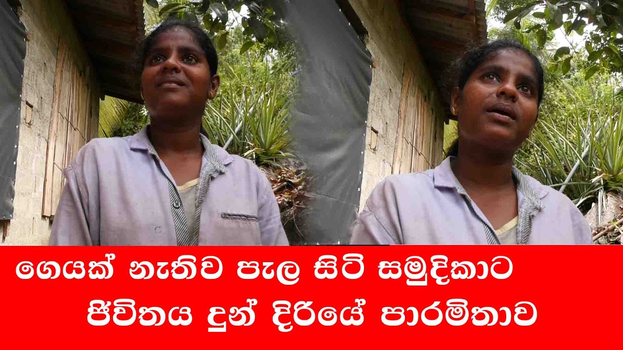 දුප්පත්කම තමයි මගේ ජිවිතයට හයියක් වුණේ