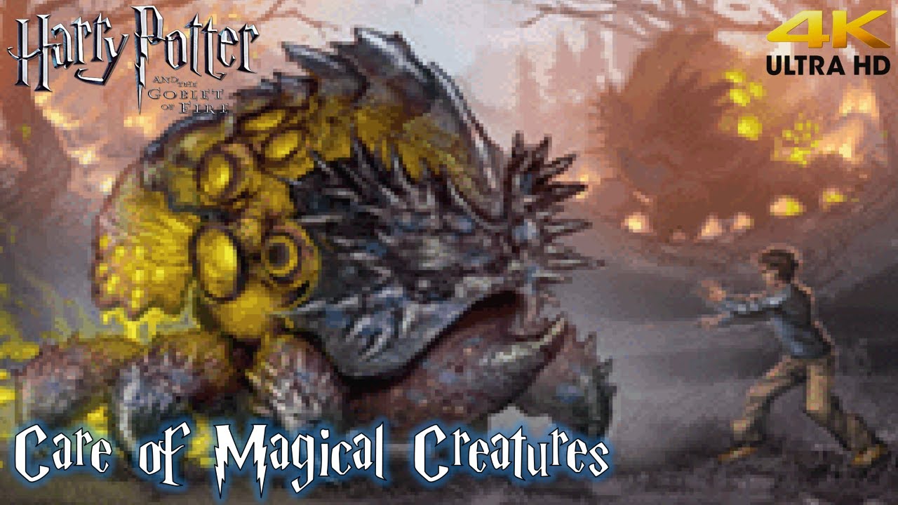 Harry Potter and the Goblet of Fire GBA 'Care of Magical Creatures' Walkthrough (4K)