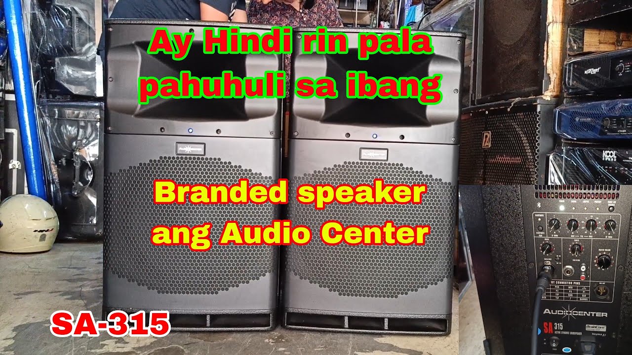 naku😍 ayos din pala performance ng Audio Center speaker || SA-315 active speaker