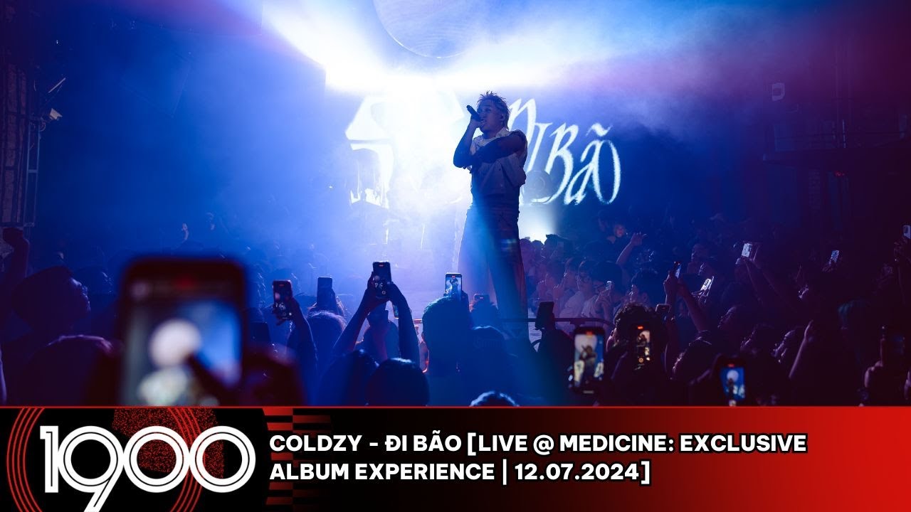 Coldzy - ĐI BÃO [LIVE @ MEDICINE: Exclusive Album Experience | 12.07.2024]