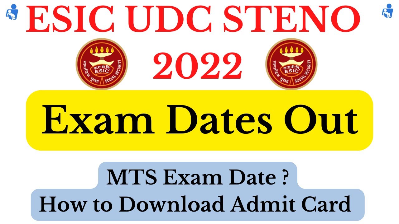 ESIC UDC STENO 2022 Exam Dates Out in Tamil | Download Your Admit Card Now