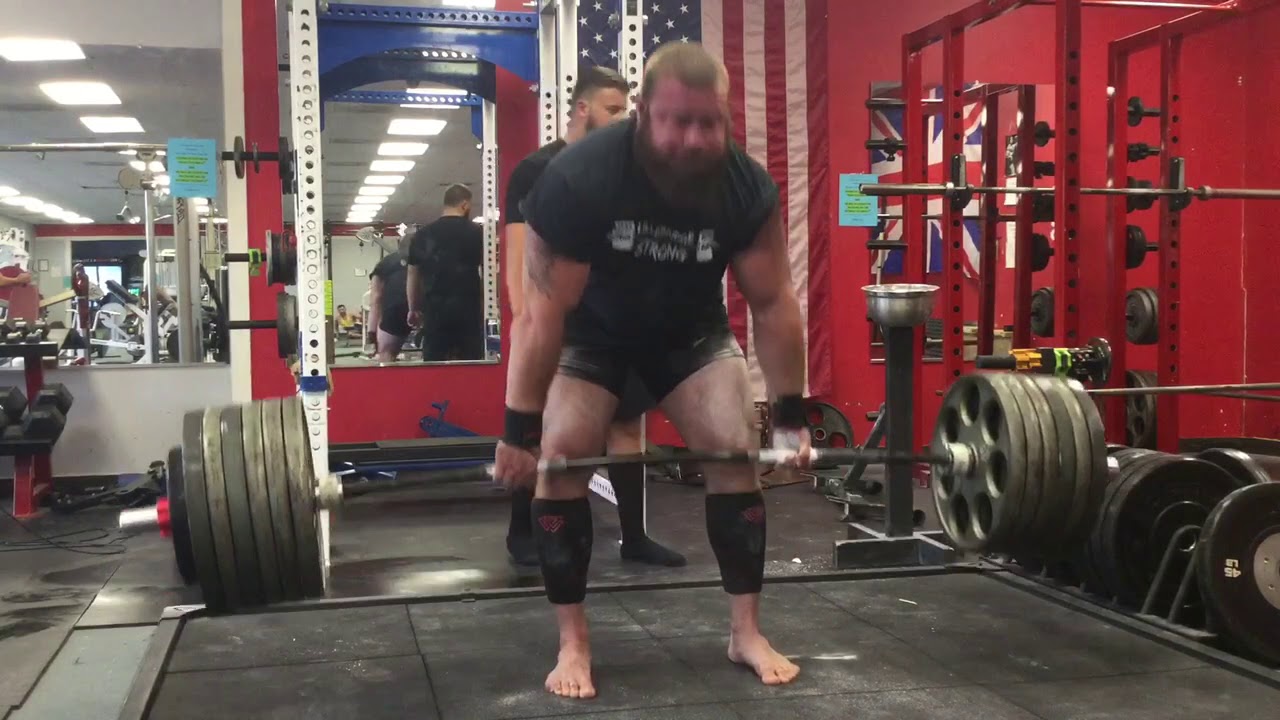 Andrew Hause raw deadlift training 9/28/19