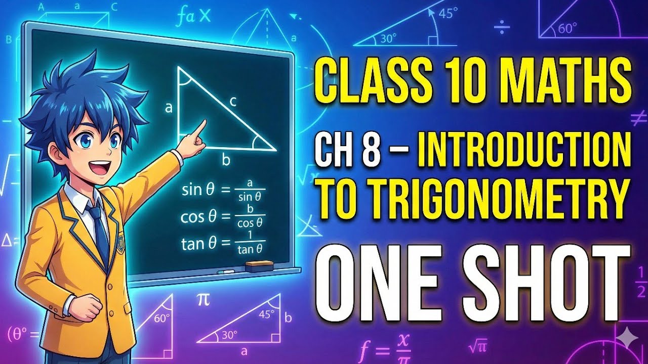 Ch 8 Introduction to Trigonometry | Class 10 Maths | One Shot Lecture