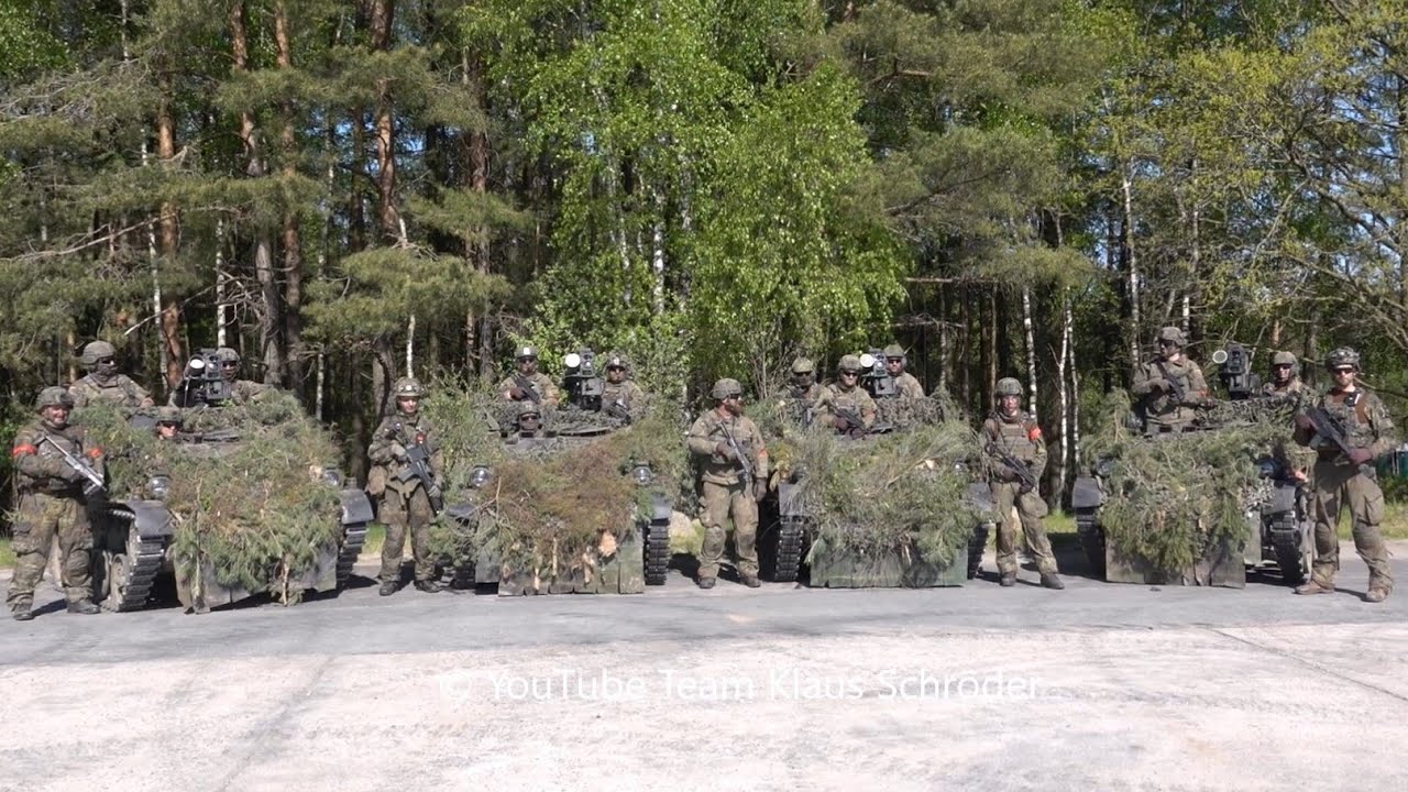 Panzerabwehrzug mit Wiesel/ Mells vom JgBtl 292- Tr&Uuml;bPl Bergen