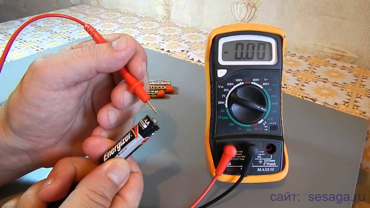Как проверить батарейку