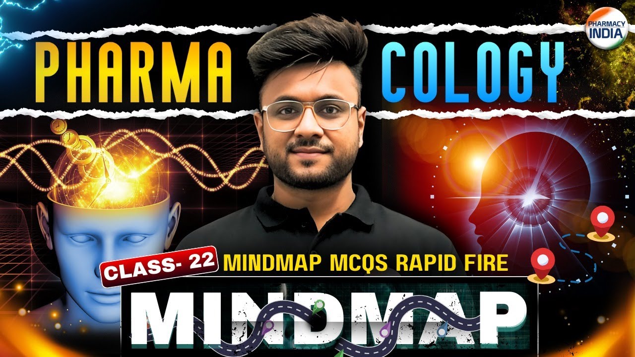 Class  - 22 | Mind Map MCQ Rapid Fire | Pharmacology | Mind Map Series #gpat #pharmacyexam #pharmacy