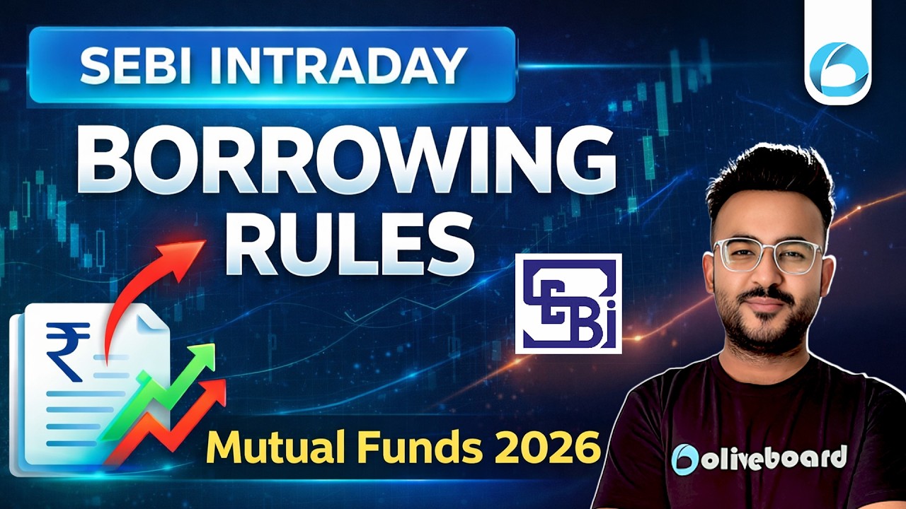 SEBI New Rule for Mutual Funds | Allows Intraday Borrowing | SEBI Grade A 2026