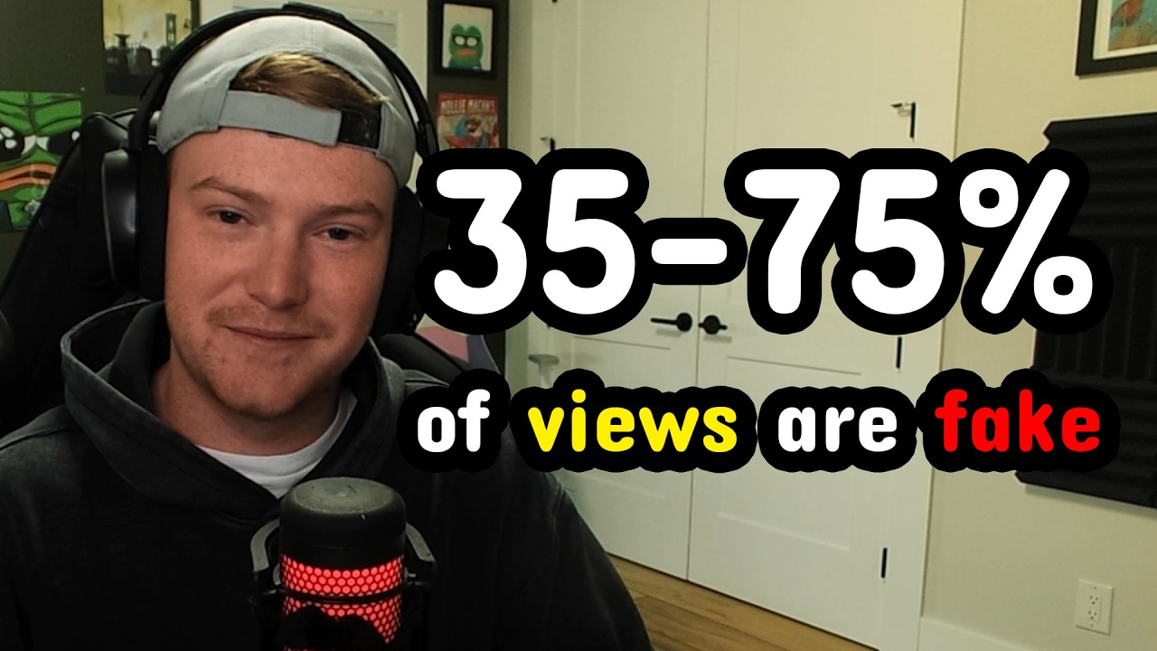 MOST youtube views are now FAKE