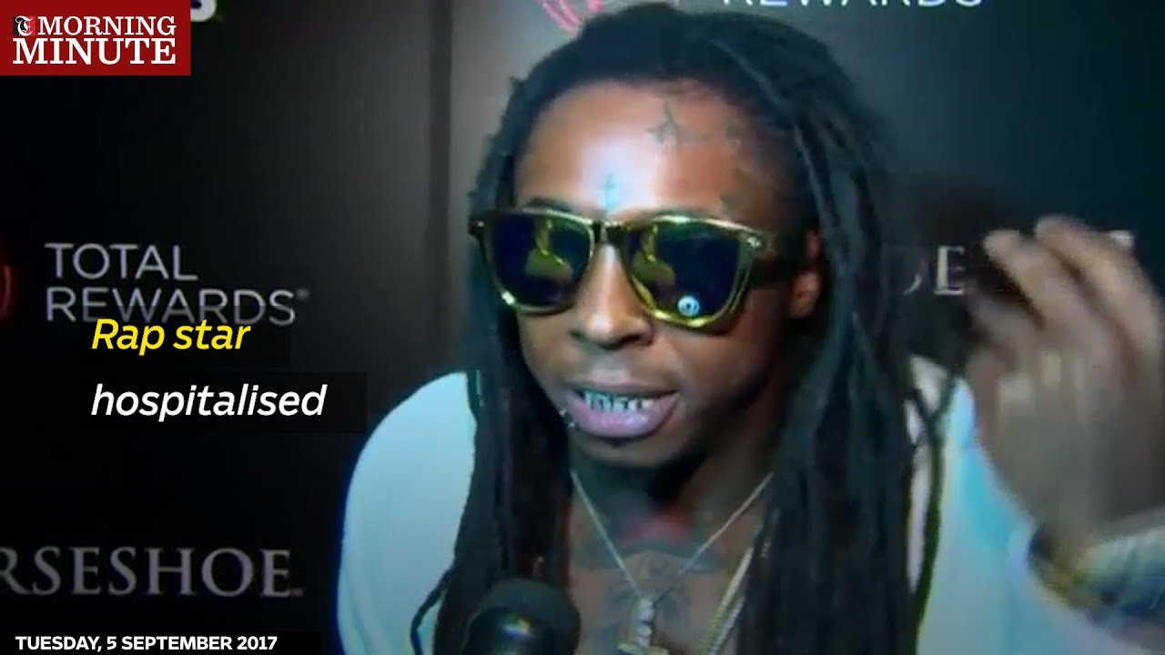 Rap star hospitalised