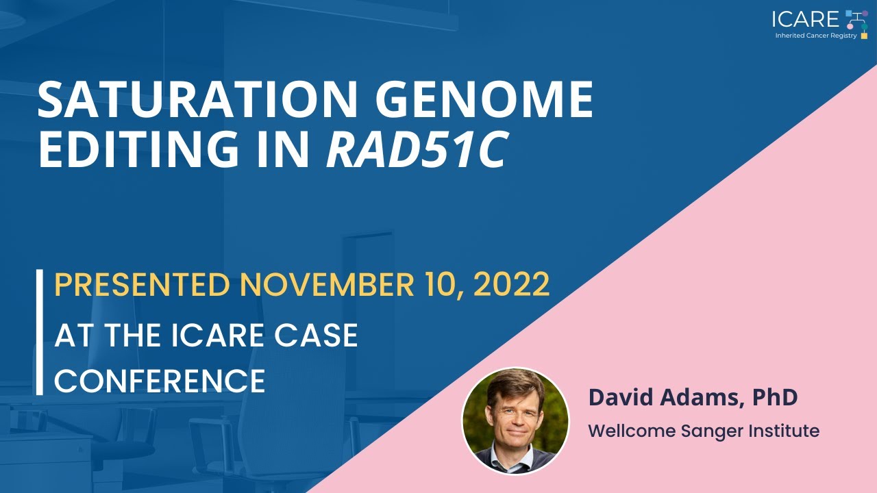 Saturation Genome Editing in RAD51C