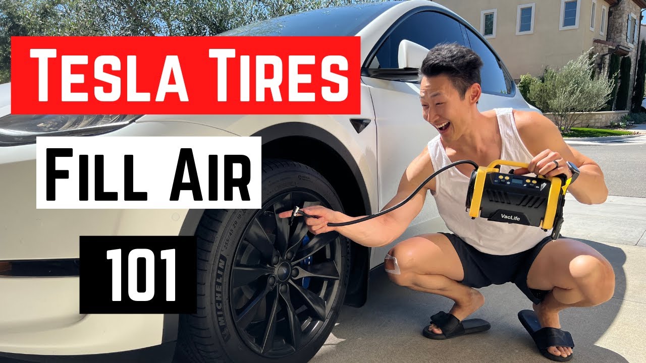 I Made My Wife Put Air in my Tesla Tires (Quick Tip)