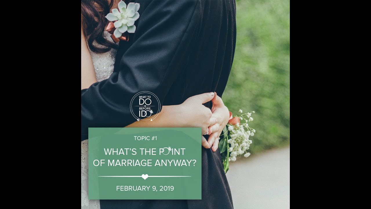 What's the Point of Marriage Anyway? by Ptr. Joby Soriano and Cindy Soriano