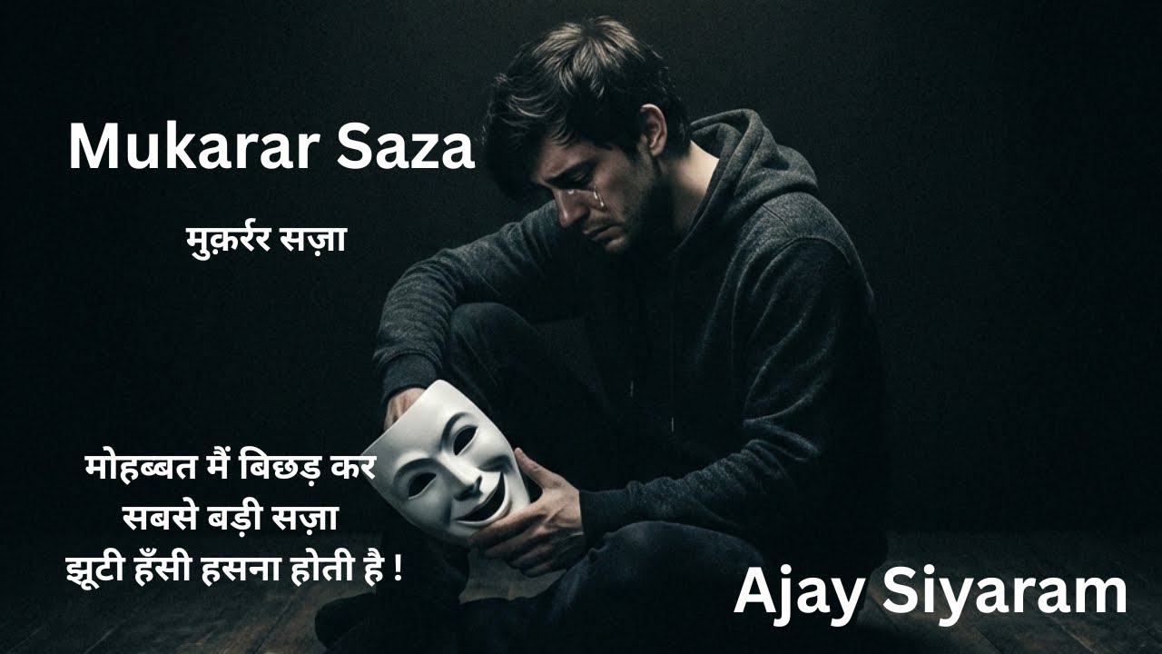 मुक़र्रर सज़ा | Mukarar Saza - Heart Touching Hindi Poetry | Ajay Siyaram 