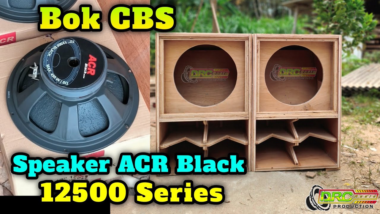 Tes Speaker ACR Black Series 12500 - Bok CBS Mini