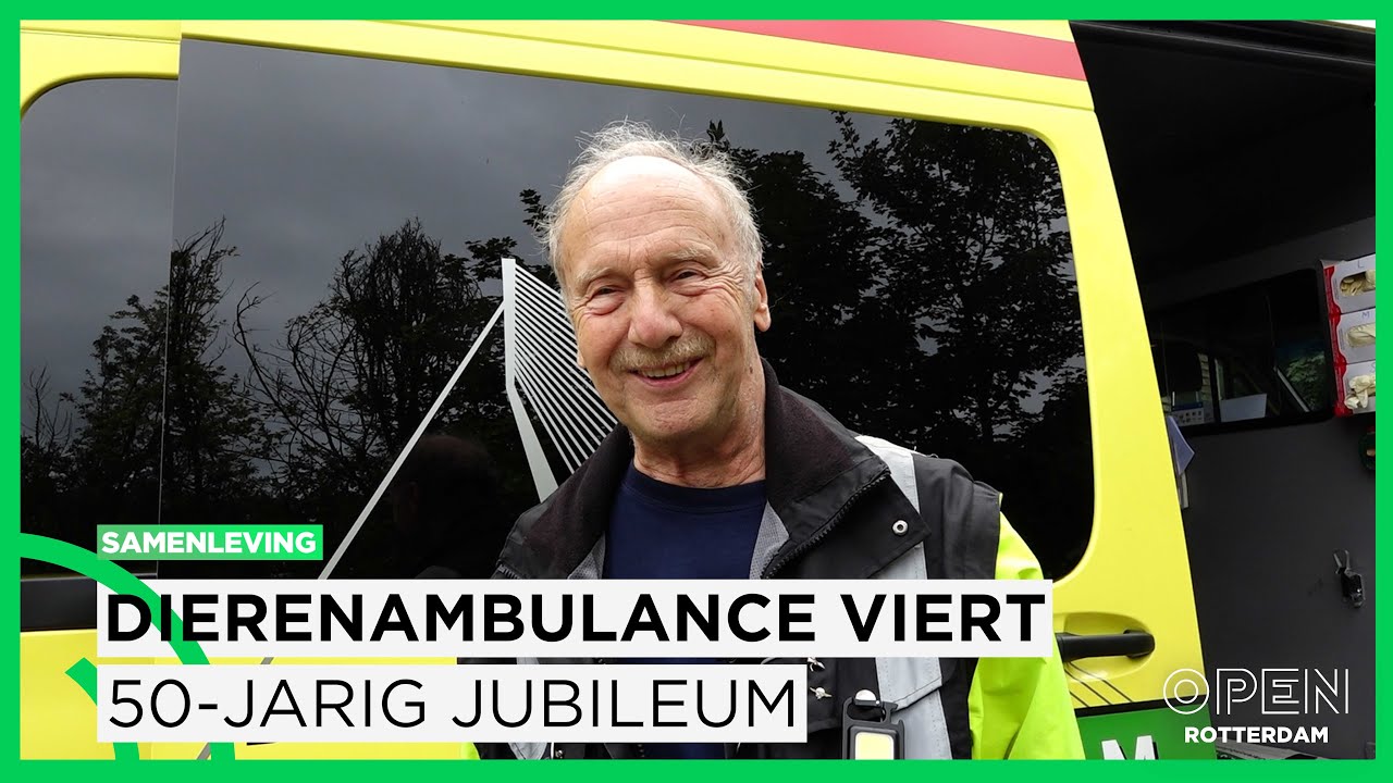 Dierenambulance Rotterdam viert 50-jarig jubileum: ‘Vrijwilligerswerk met hart en ziel’ |SAMENLEVING