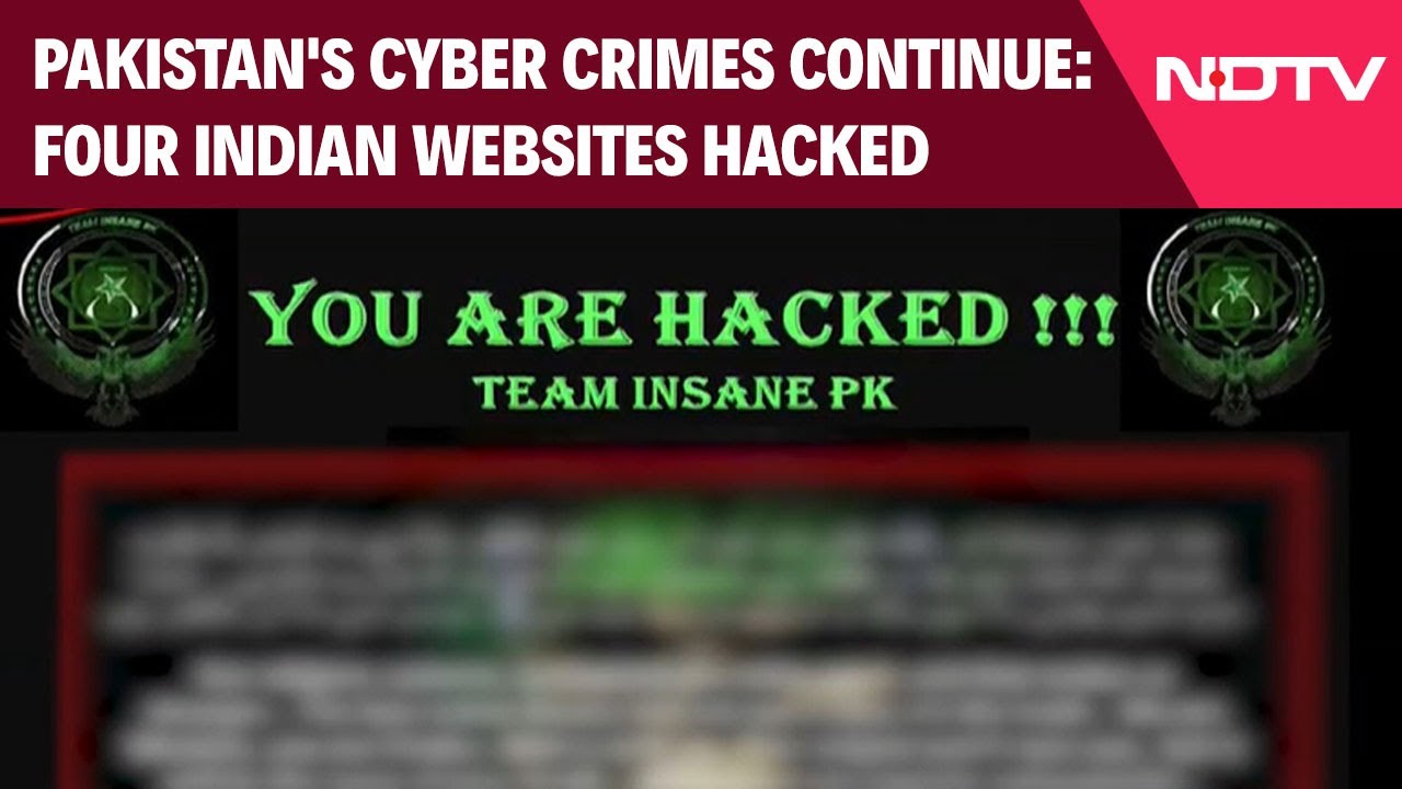 Cyber Crime News | Pakistan's Cyber Crimes Continue: Four Indian Websites Hacked