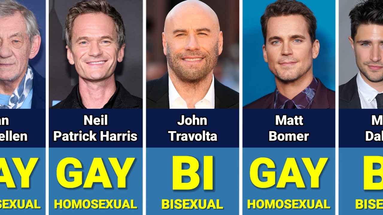 🌈 Real Gay and Bisexual Actors in Hollywood Revealed!