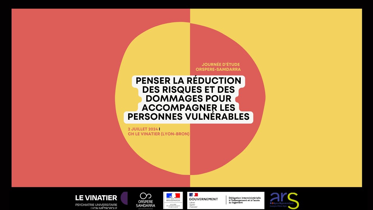 Penser la réduction des risques et des dommages (Journée d'étude - 2024)