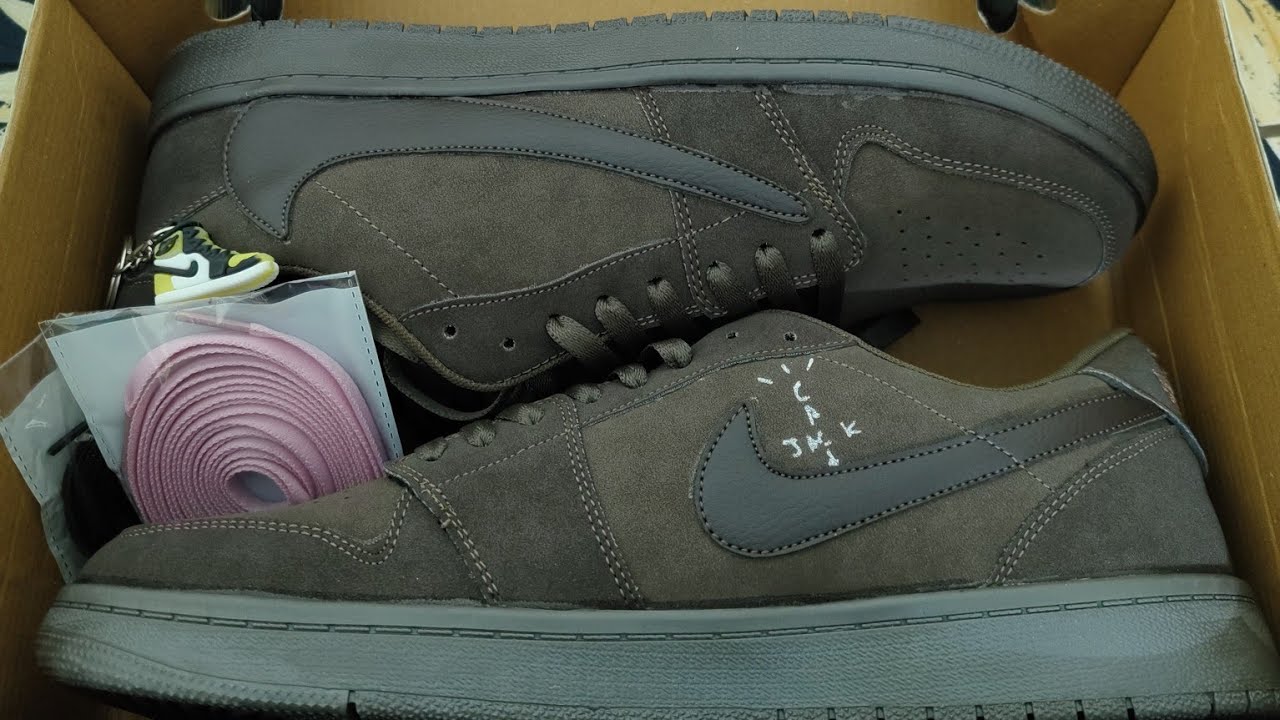Unboxing Travis Scott Sneakers from @footstepslambra || Velvet brown Unboxing and Review 🔥 ||