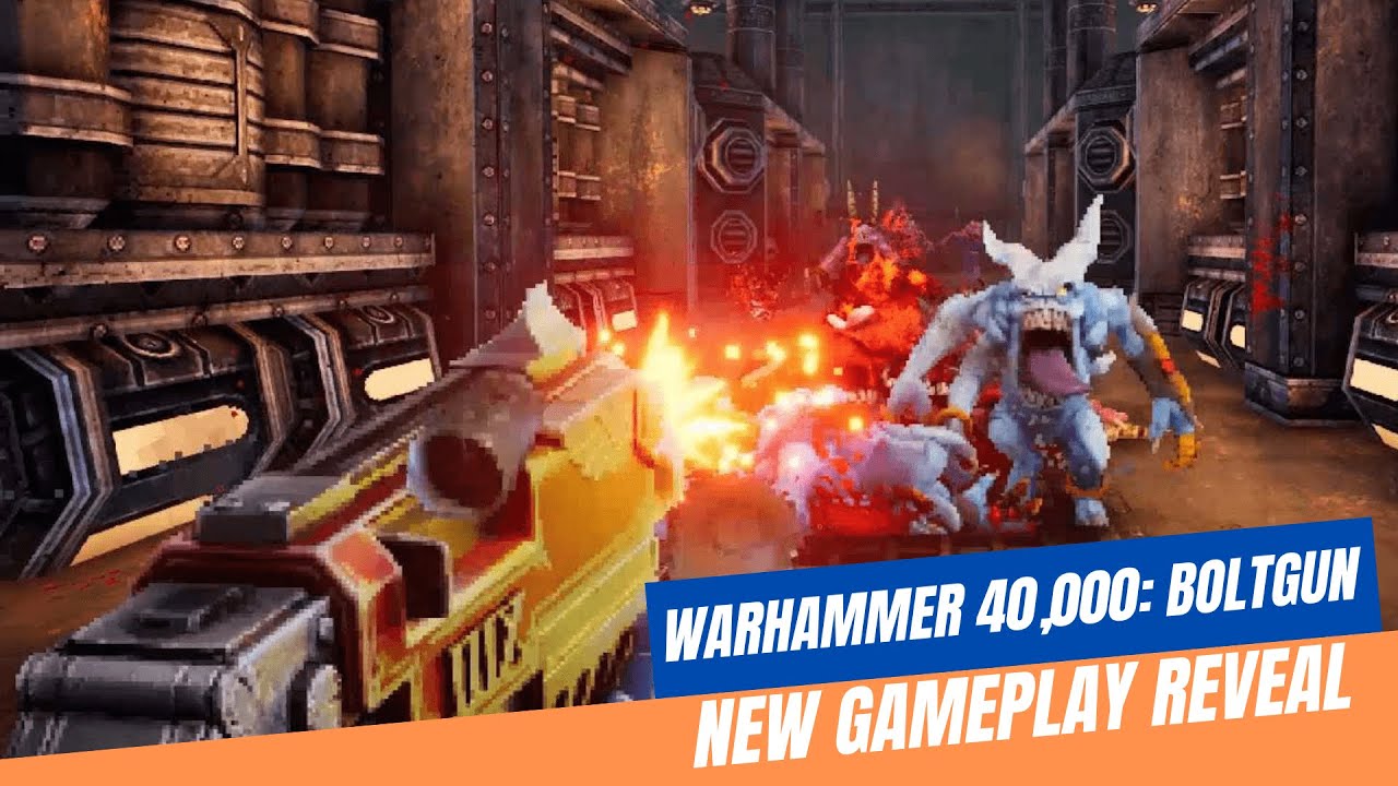 What if DOOM & WARHAMMER Had a Baby? Warhammer 40,000  Boltgun