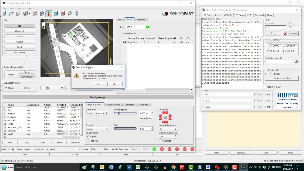 Visor - Ethernet - TCP/IP