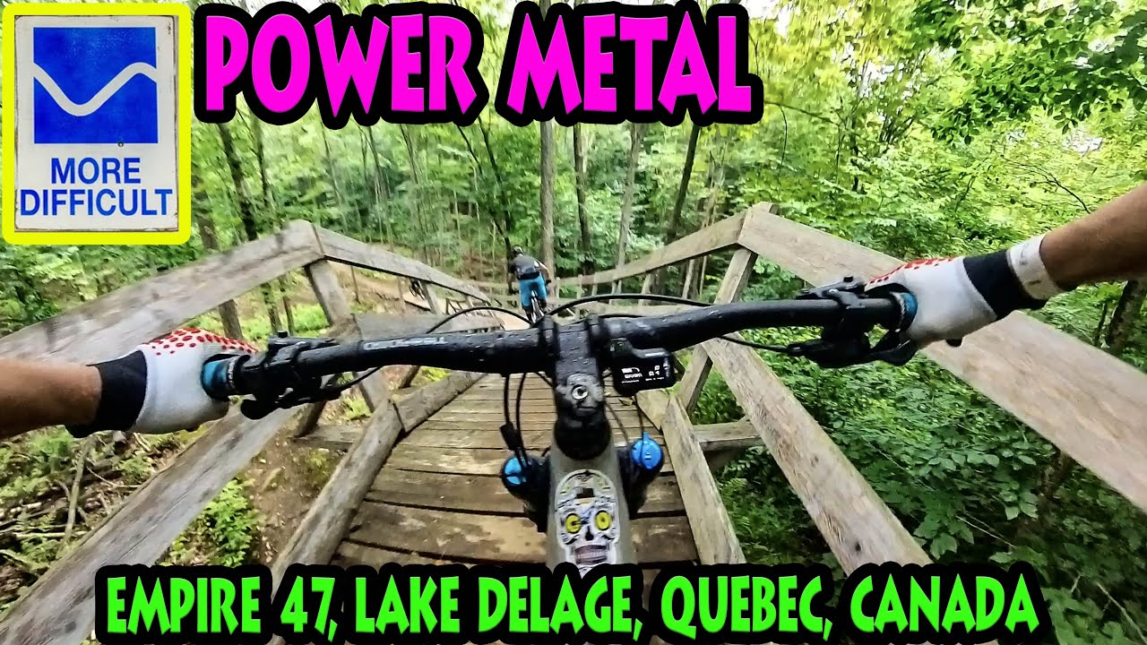 POWER METAL BALADE Mountain Bike Trail #subscribe Empire 47 Bike Park@insta360