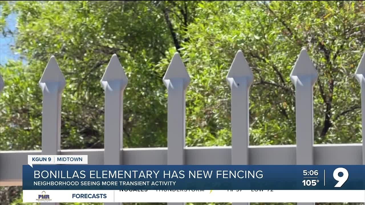 Fence them in: TUSD unveils new security fencing at Bonillas Elementary