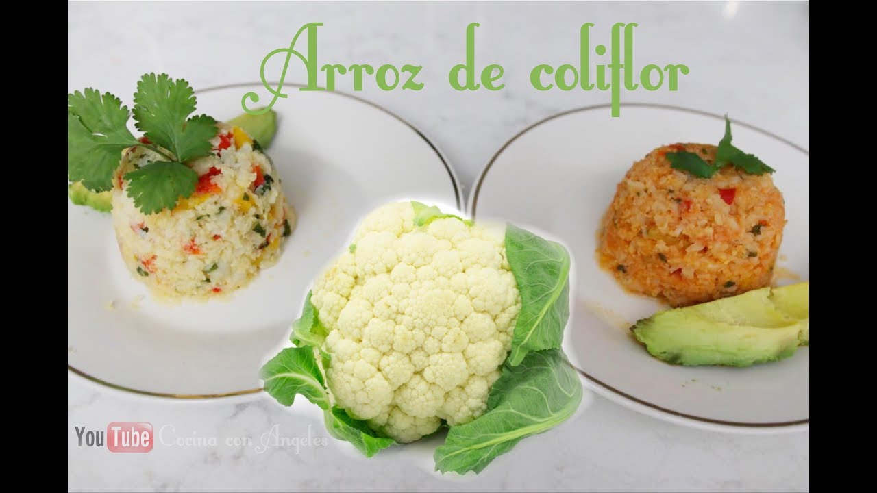 Como hacer Arroz de Coliflor | Bajo en carbohidratos | recetas cetogenicas