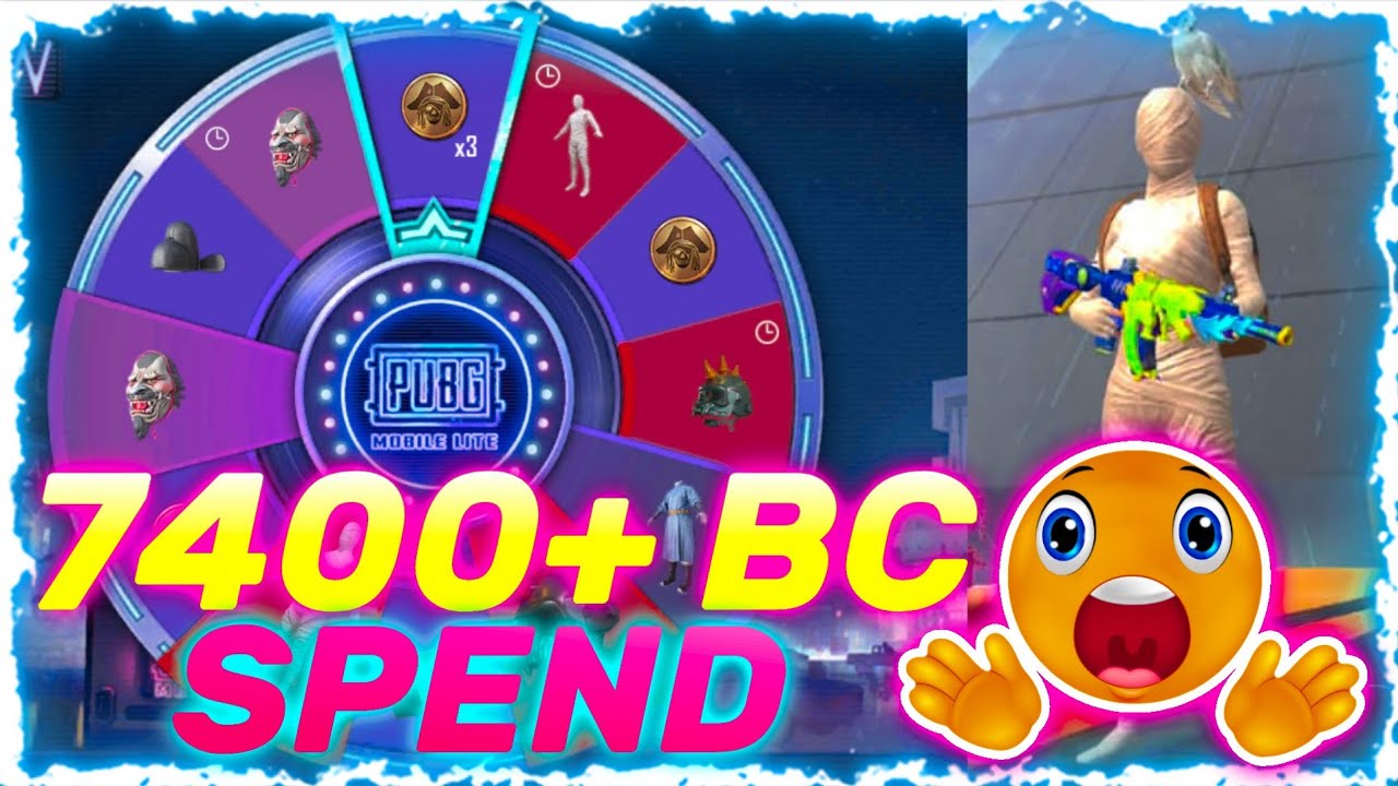 7400 + BC SPEND  ||PUBG MOBILE LITE NEW LUCKY SPIN || MUMMY SET & IRON JUDGE ROBE CREAT & LUCKY SPIN