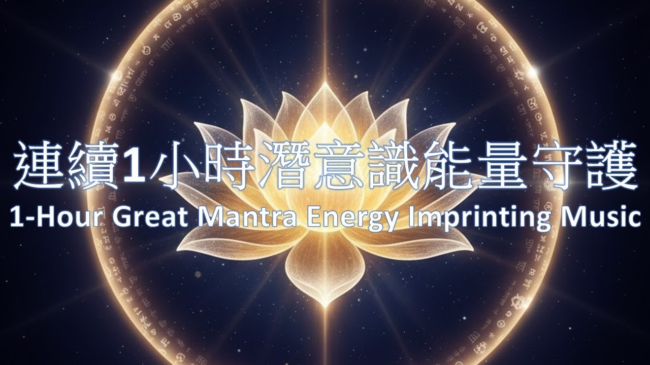 魔浪音樂系列 - [專輯：大悲咒的慈悲防護] - 連續1小時潛意識能量守護 (製作：戴維楚) Continuous 1-Hour Subliminal Energy Shield