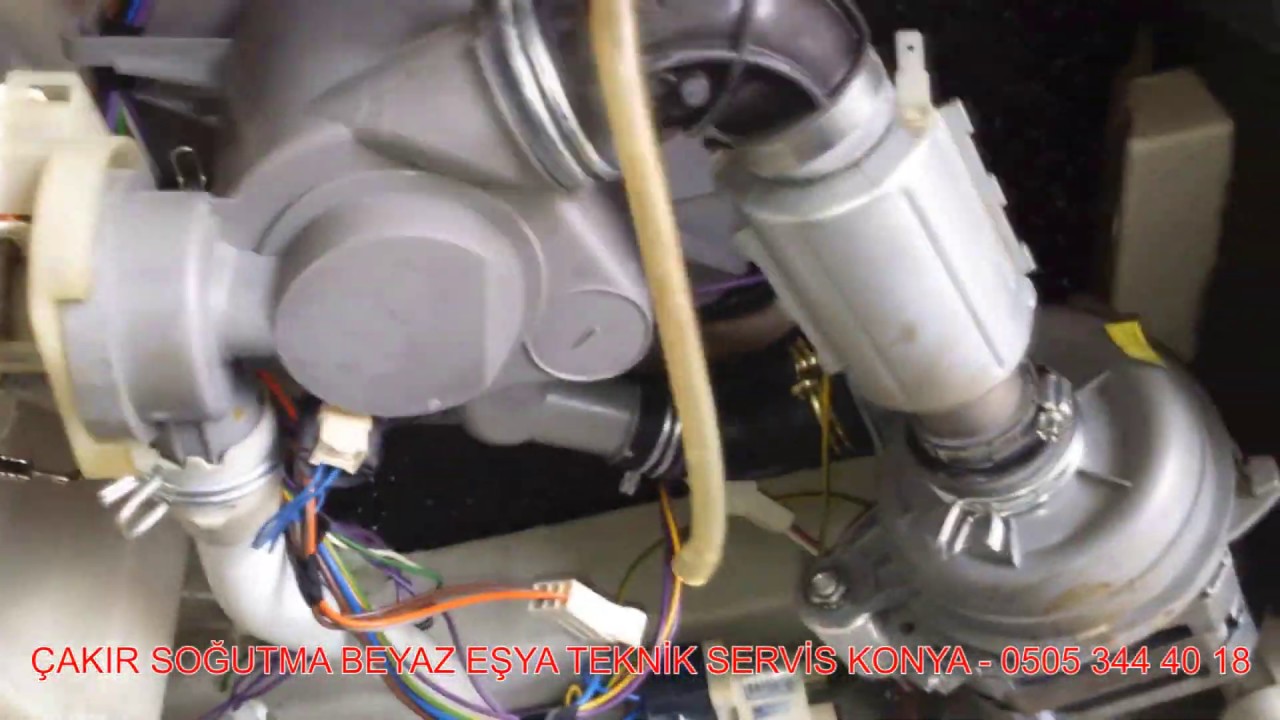 Bulaşık Mak. Sürekli Pompa Çalışıyor Su Almıyor Yıkamıyor - Sesli Bilgiler TR - Teknik