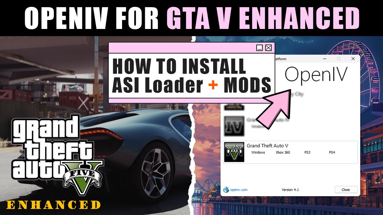 How to Install OpenIV for GTA V Enhanced with ASI Tools (Complete Guide)