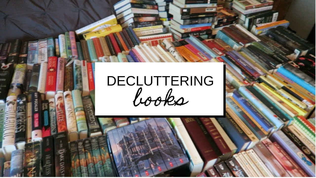 GETTING RID OF 200 BOOKS | Declutter With Me | KonMari Method