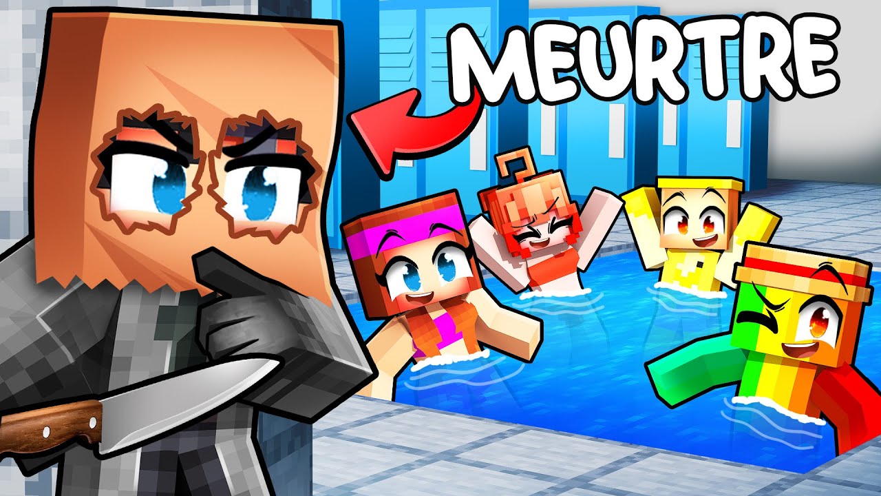 Murder Paperface avec mes FANGIRLS folles sur Minecraft !