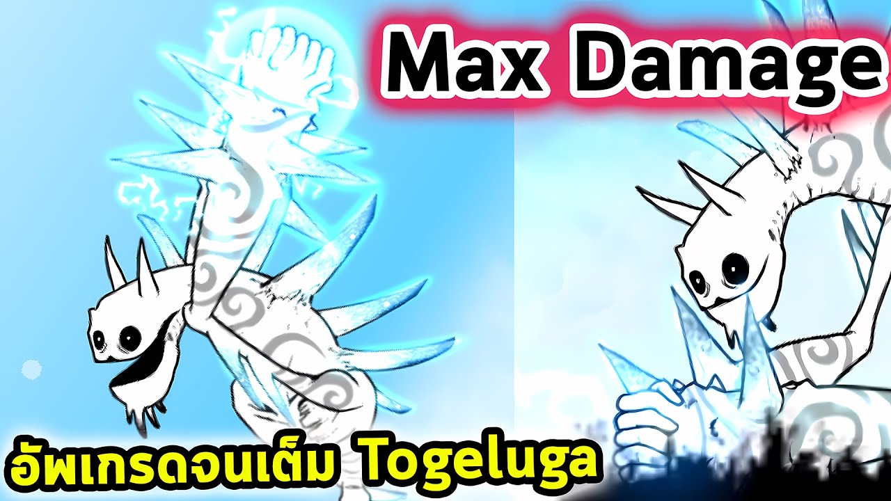 อัพเกรดพลังโจมตีไททัน Togeluga จนเต็ม Battle Cat