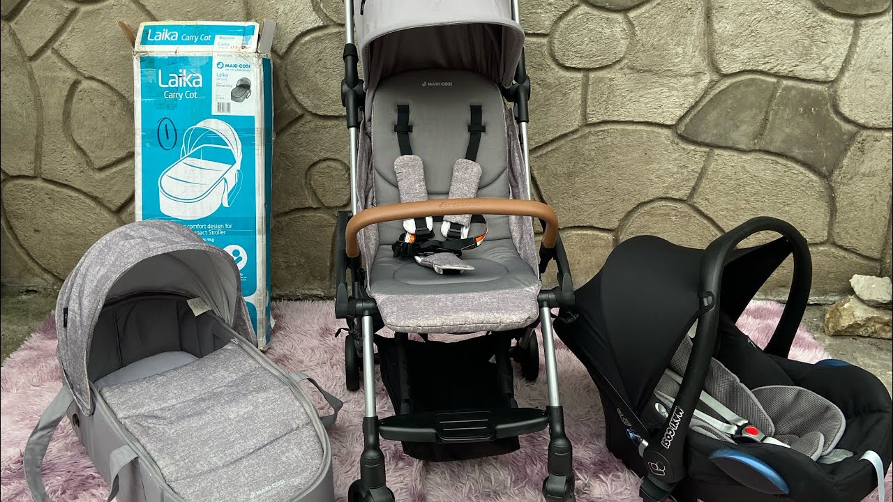 Maxi-Cosi Laika Compact Stroller with carry cot and Carseat