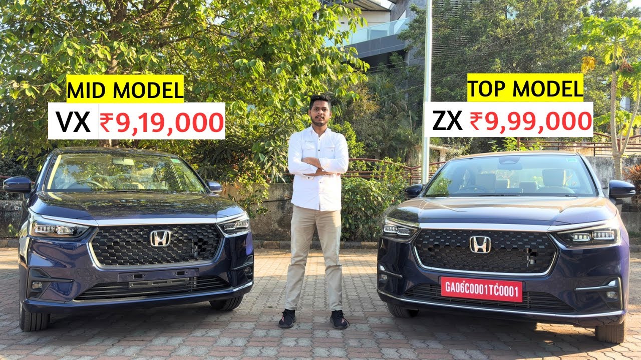 Honda Amaze ZX vs VX Detailed Comparison 2025!