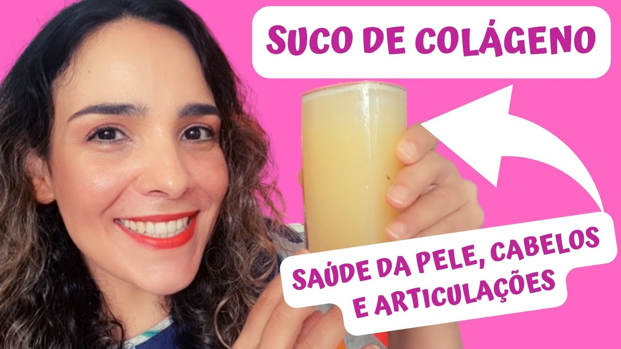🍹 Suco De Colágeno Fácil | Saúde Da Pele Cabelos E Articulações