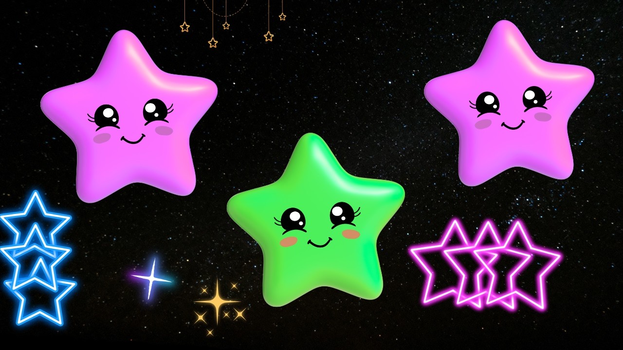 🌟 Twinkle Twinkle Little Star Starry Dreamland Sing Along for Happy Little Kids! 🌟Fun Song