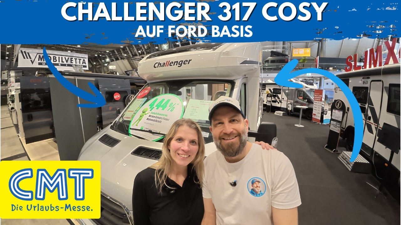 Challenger 317 Cosy (Ford) 2026 | Frühlingsmodell auf der CMT am Stand Dinnebier