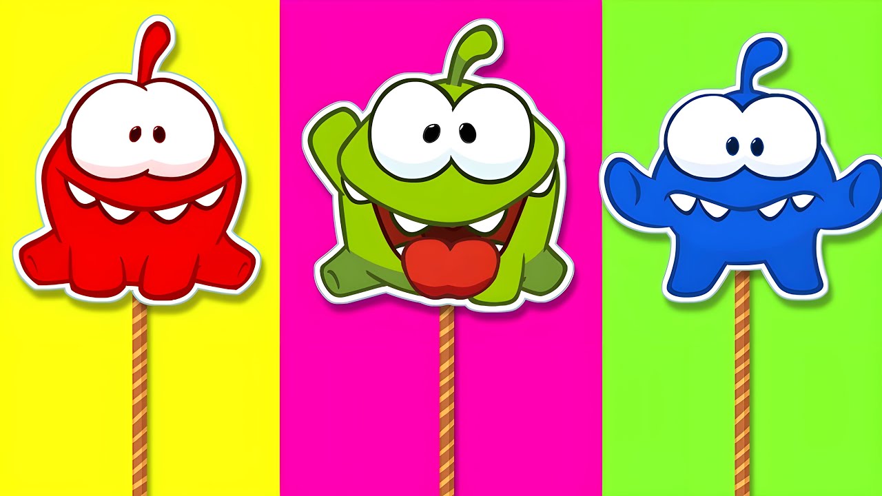 Impara I Colori In Italiano | Om Nom Pla Card | Video Educativo | Apprendimento Prescolare