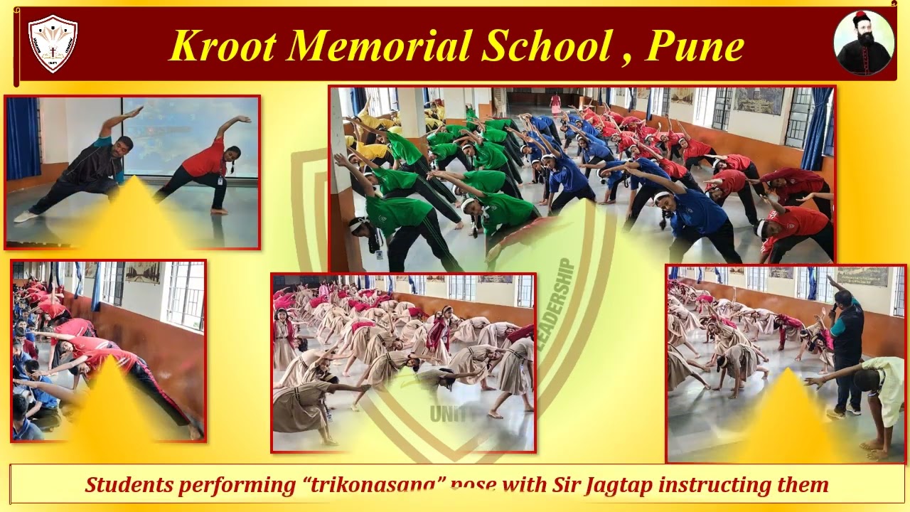 International Yoga Day 2025-26 at Kroot Memorial School,  Pune